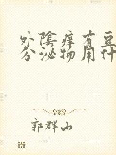 外阴痒有豆腐渣分泌物用什么药