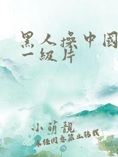 黑人操中国女人一级片