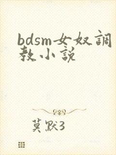 bdsm女奴调教小说