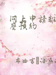 网上申请离婚怎么预约