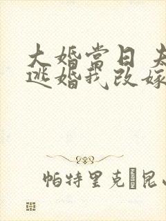 大婚当日 夫君逃婚我改嫁