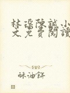 林瑶陈诚小说全文免费阅读最新章节