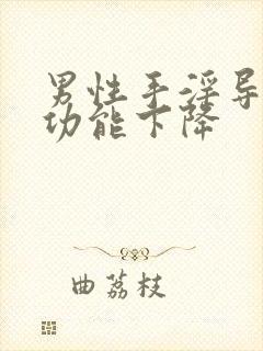 男性手淫导致性功能下降