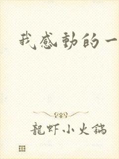 我感动的一瞬间