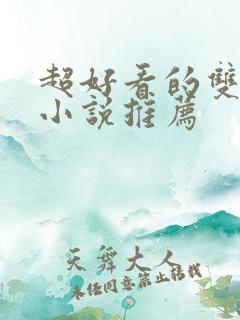 超好看的双男主小说推荐