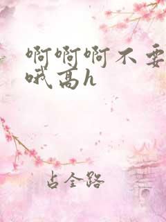 啊啊啊不要嗯嗯哦高h