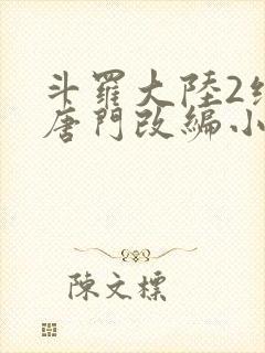 斗罗大陆2绝世唐门改编小说