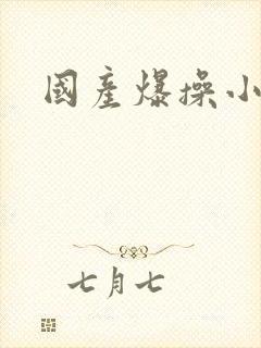 国产爆操小骚货