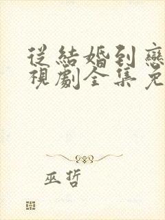 从结婚到恋爱电视剧全集免费观看