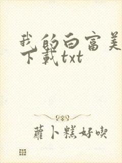 我的白富美老婆下载txt