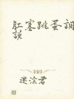 肛塞跳蛋调教小说