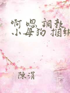 啊 嗯 调教 小母狗 捆绑 bdsm主人