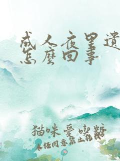 成人夜里遗尿是怎么回事