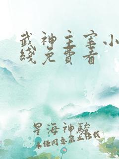 武神主宰小说在线免费看