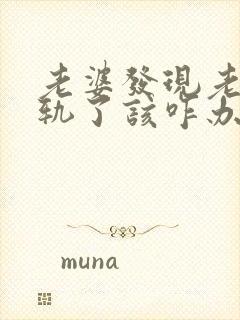 老婆发现老公出轨了该咋办