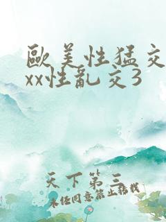 欧美性猛交xxxx性乱交3