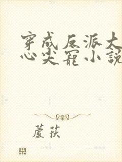 穿成反派大佬的心尖宠小说