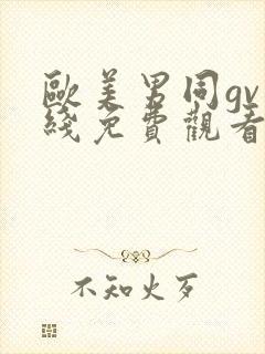 欧美男同gv在线免费观看