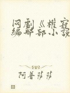 网剧《权宠》改编哪部小说了