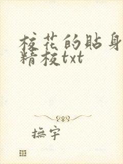 校花的贴身高手精校txt