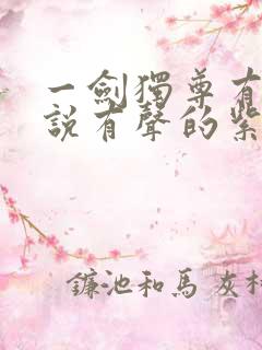 一剑独尊有声小说有声的紫襟免费全集