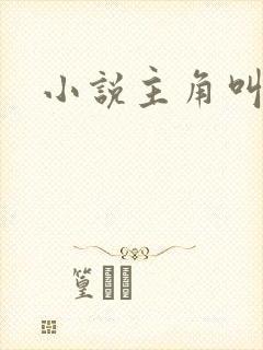 小说主角叫江凡