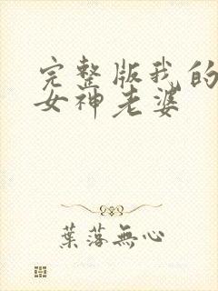 完整版我的冰山女神老婆