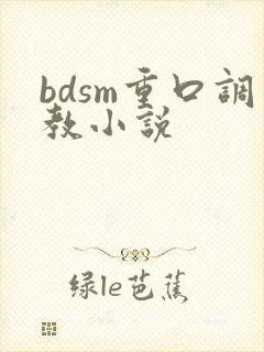 bdsm重口调教小说