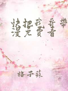 快把我哥带走动漫免费看