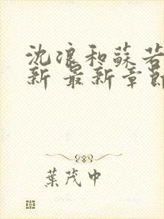 沈浪和苏若雪最新 最新章节