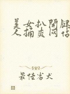 美女扒开腿让男人捅爽网站