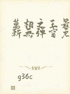 万相之王最新更新无弹窗免费阅读