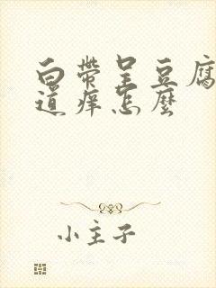 白带呈豆腐渣阴道痒怎么