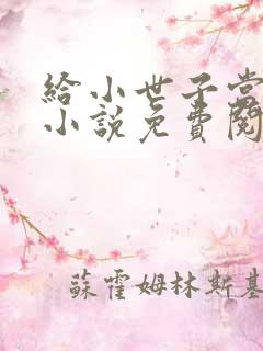 给小世子当后妈小说免费阅读全文