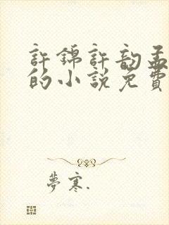 许锦许韵孟星川的小说免费阅读