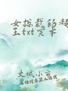女总裁的超级兵王txt完本