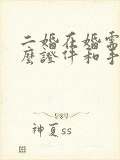 二婚在婚需要什么证件和手续