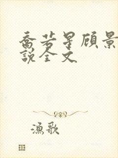 乔若星顾景琰小说全文