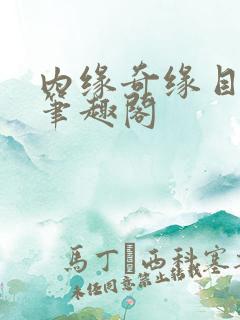 内缘奇缘目录 笔趣阁