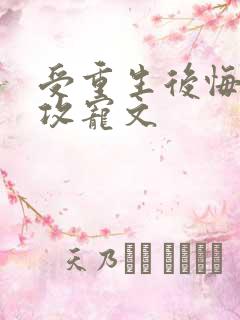 受重生后悔弥补攻宠文