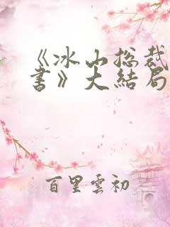 《冰山总裁的秘书》大结局