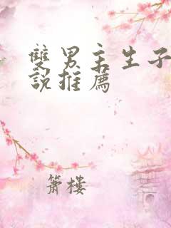 双男主生子文小说推荐