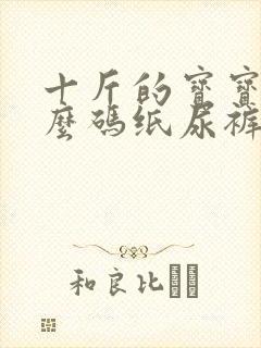 十斤的宝宝用什么码纸尿裤