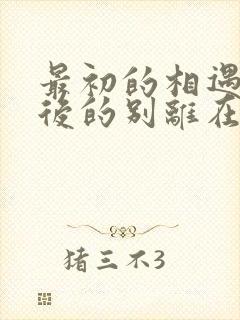 最初的相遇 最后的别离在线