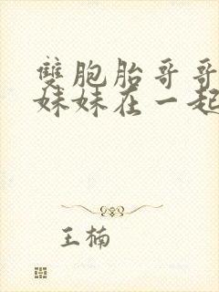 双胞胎哥哥和亲妹妹在一起的小说