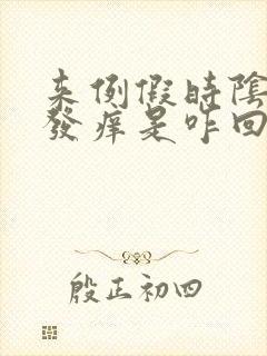 来例假时阴道里发痒是咋回事