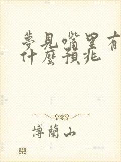 梦见嘴里有血是什么预兆