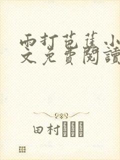 雨打芭蕉小说全文免费阅读无弹窗