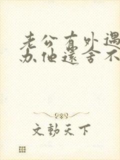 老公有外遇怎么办他还舍不得第三者