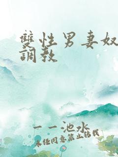 双性男妻奴束缚调教